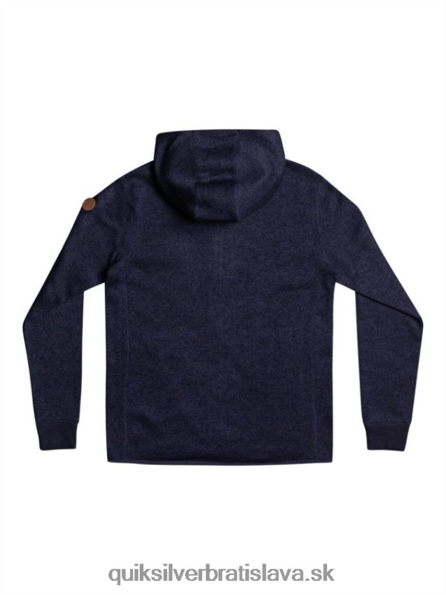 mikina s kapucňou na zips Quiksilver muži B80HXR1478 parížska noc
