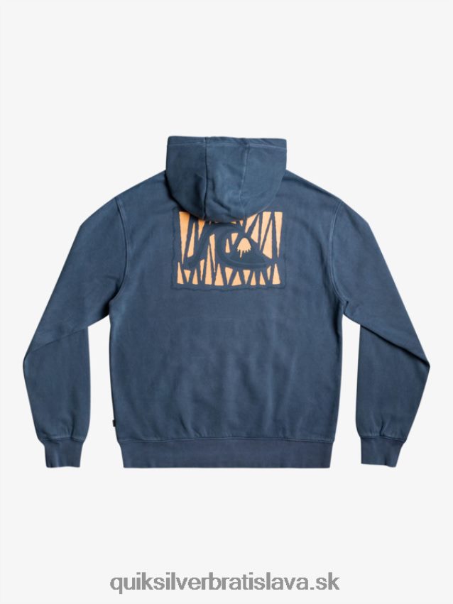 neónová mikina s kapucňou Quiksilver muži B80HXR1355 Beringovo more