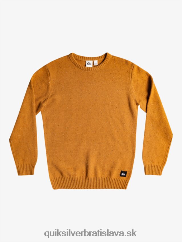 neppy sveter Quiksilver muži B80HXR1826 hnedý cukor