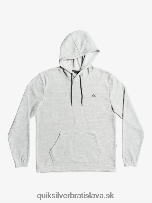 nevyhnutná mikina s kapucňou Quiksilver muži B80HXR1490 svetlosivý vres
