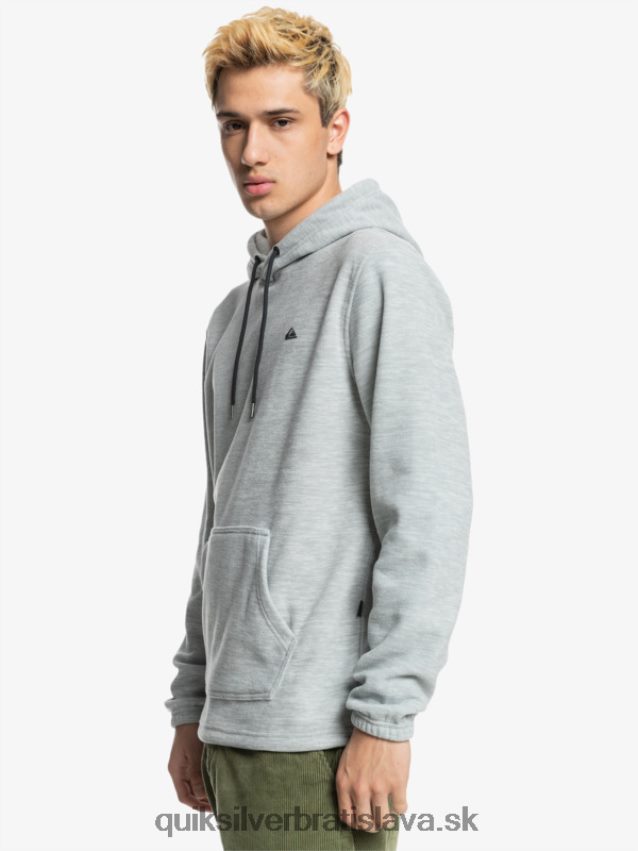 nevyhnutná mikina s kapucňou Quiksilver muži B80HXR1490 svetlosivý vres