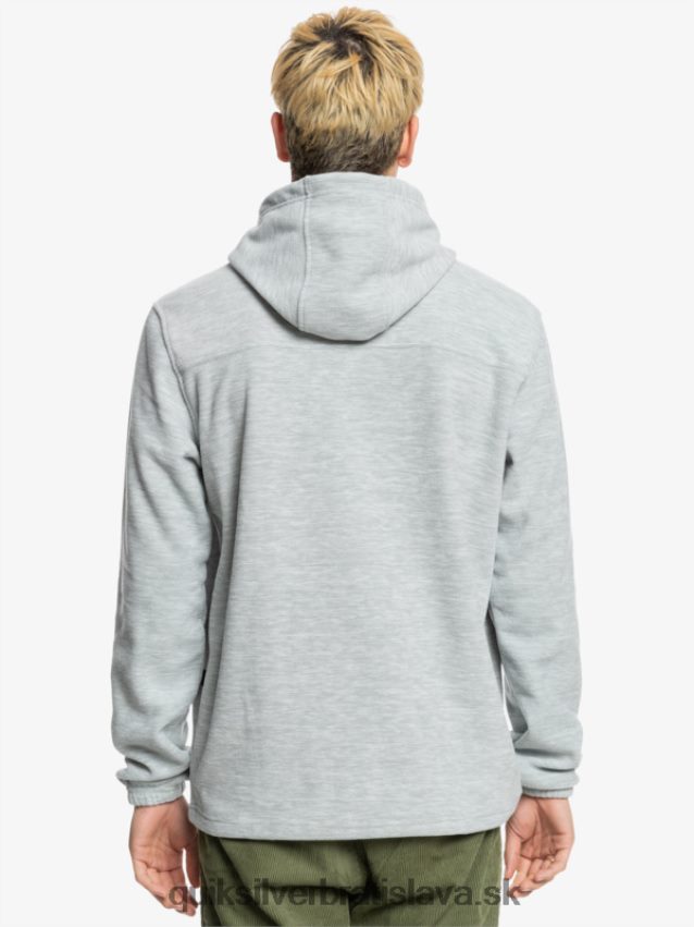 nevyhnutná mikina s kapucňou Quiksilver muži B80HXR1490 svetlosivý vres