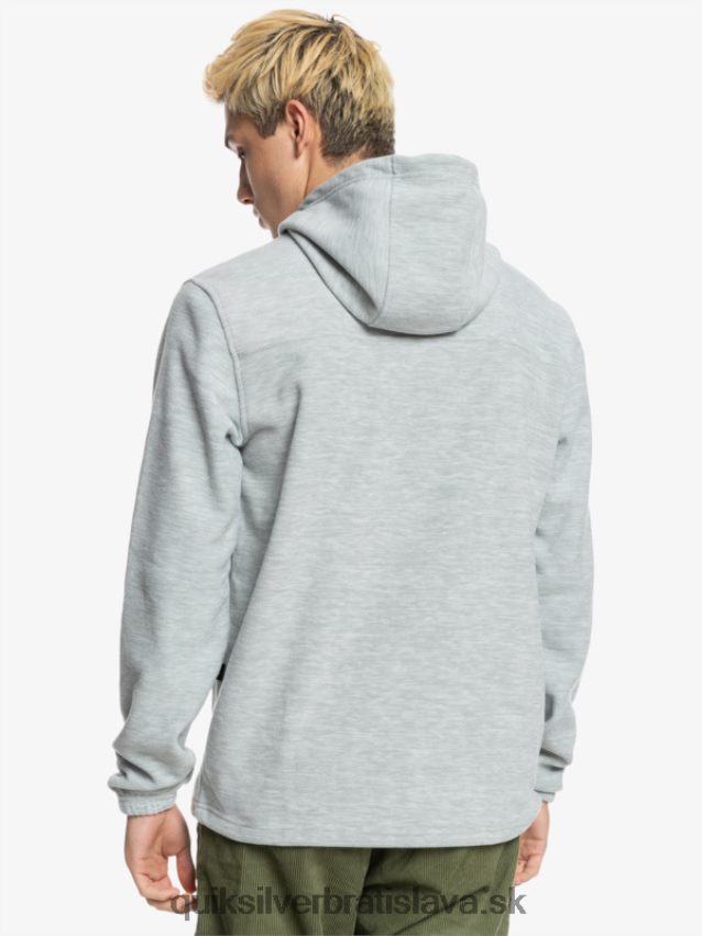 nevyhnutná mikina s kapucňou Quiksilver muži B80HXR1490 svetlosivý vres