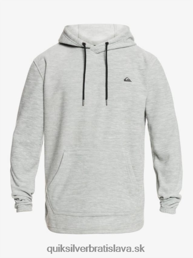 nevyhnutná mikina s kapucňou Quiksilver muži B80HXR1490 svetlosivý vres