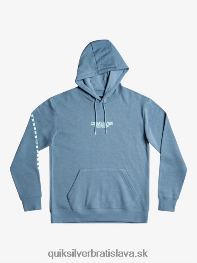 omni check mikina s kapucňou Quiksilver muži B80HXR1485 provensálsky