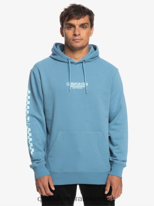 omni check mikina s kapucňou Quiksilver muži B80HXR1485 provensálsky