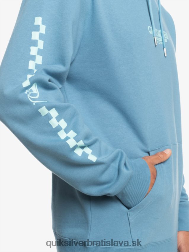 omni check mikina s kapucňou Quiksilver muži B80HXR1485 provensálsky