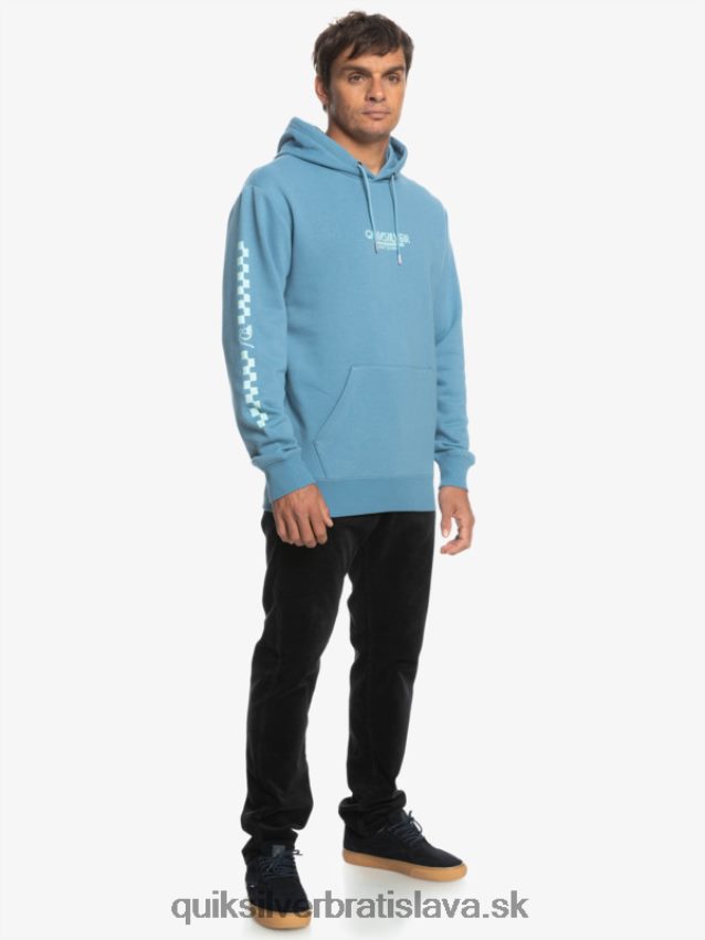 omni check mikina s kapucňou Quiksilver muži B80HXR1485 provensálsky