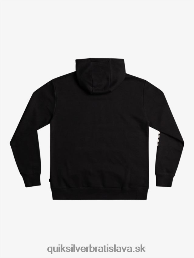 omni check mikina s kapucňou Quiksilver muži B80HXR1486 čierna