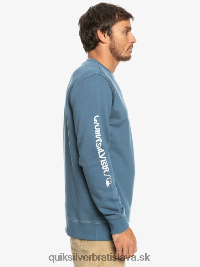 originálna mikina Quiksilver muži B80HXR1114 Beringovo more