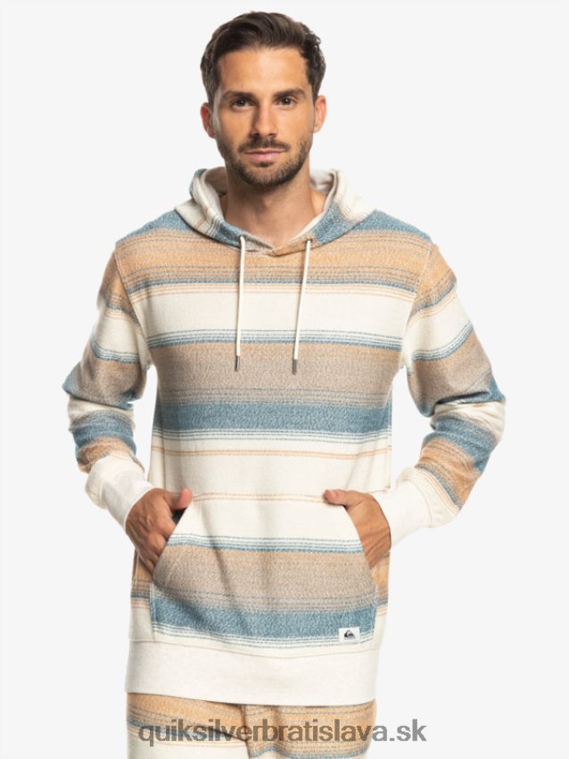 skvelá otway mikina s kapucňou Quiksilver muži B80HXR1247 hnedý cukor skvelý otway
