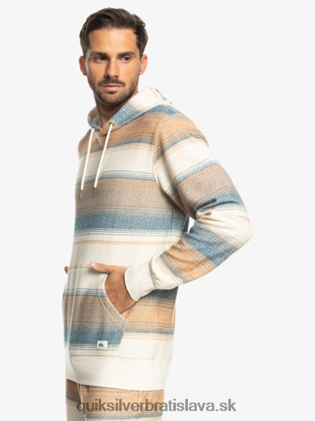 skvelá otway mikina s kapucňou Quiksilver muži B80HXR1247 hnedý cukor skvelý otway