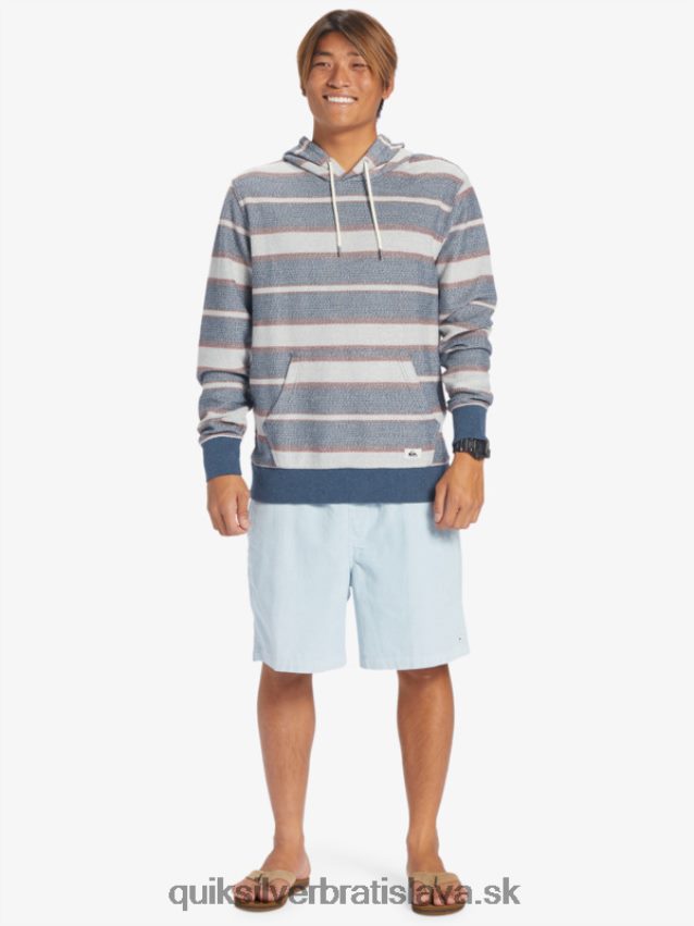 skvelá otway mikina s kapucňou Quiksilver muži B80HXR577 polnočné námorníctvo skvelý otway