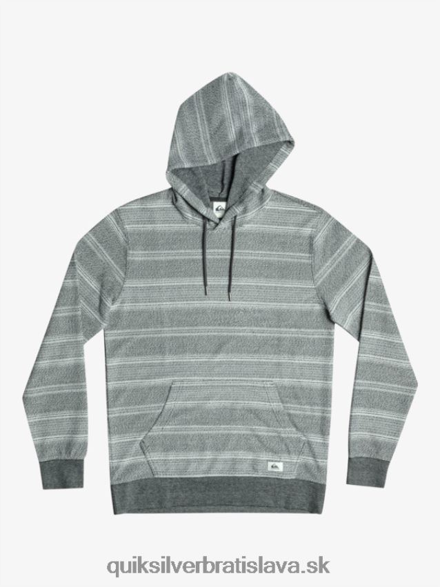 skvelá otway mikina s kapucňou Quiksilver muži B80HXR580 čierny otway pruh