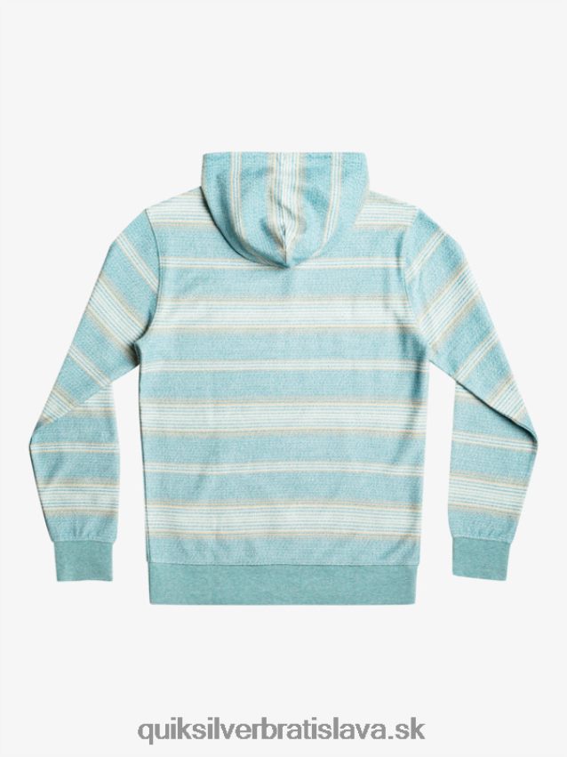 skvelá otway mikina s kapucňou Quiksilver muži B80HXR581 Brittany blue otway prúžok