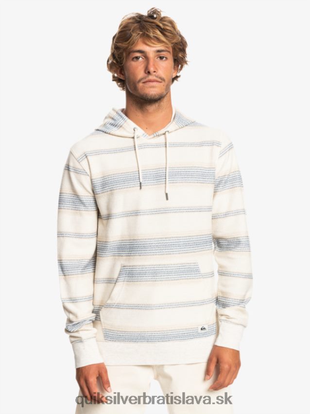 skvelá otway mikina s kapucňou Quiksilver muži B80HXR582 bering more otway pruh