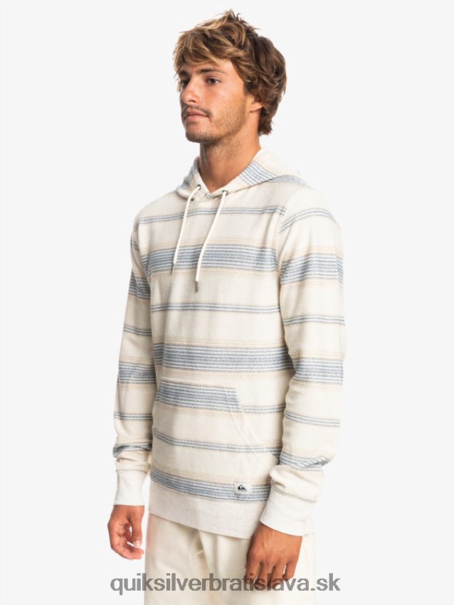 skvelá otway mikina s kapucňou Quiksilver muži B80HXR582 bering more otway pruh