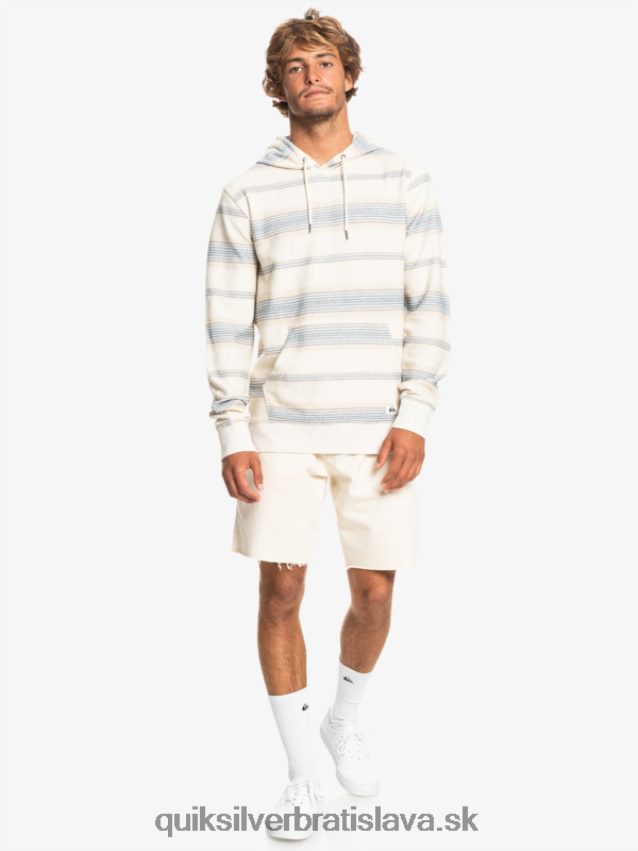 skvelá otway mikina s kapucňou Quiksilver muži B80HXR582 bering more otway pruh
