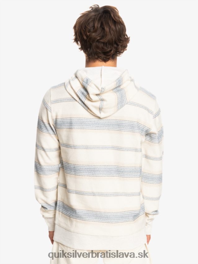 skvelá otway mikina s kapucňou Quiksilver muži B80HXR582 bering more otway pruh