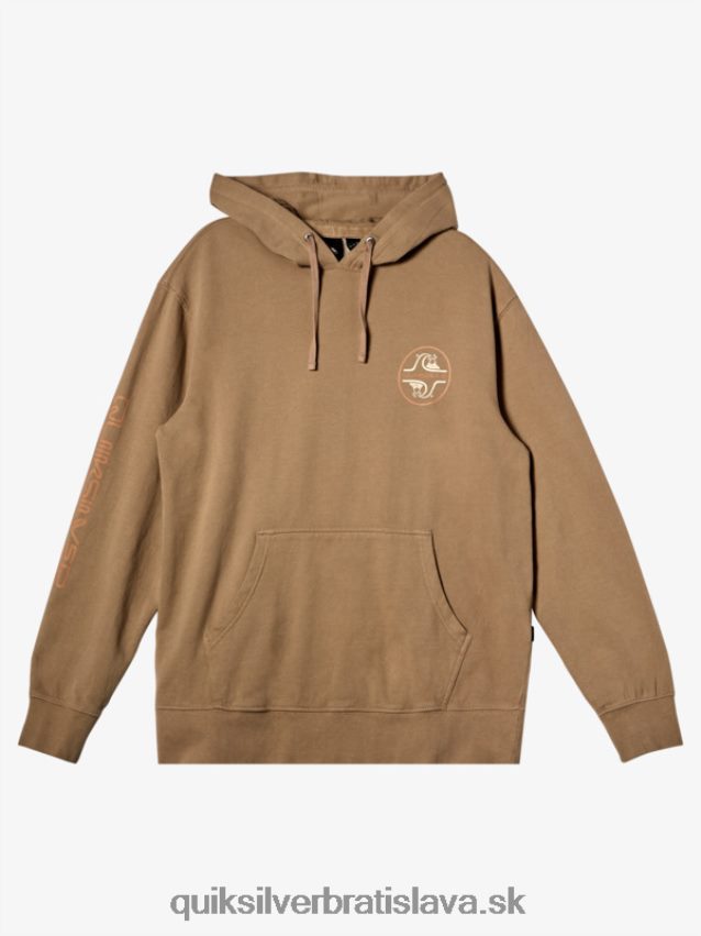 sladká ako mikina s kapucňou Quiksilver muži B80HXR1219 plaza taupe