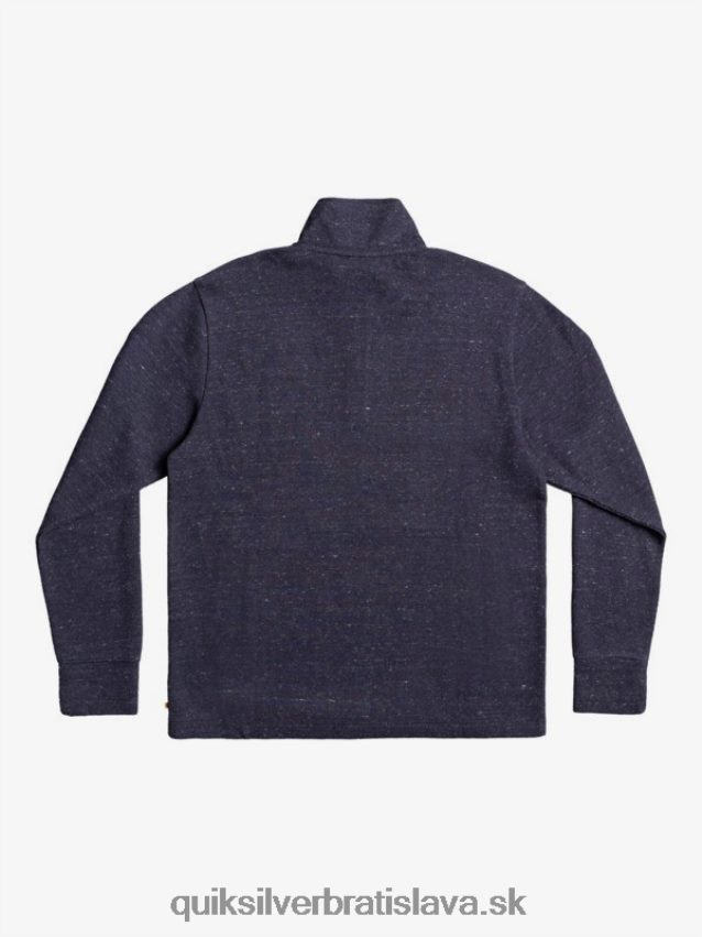 vodácka mikina so zapínaním na zips Quiksilver muži B80HXR1801 námornícke sako vres