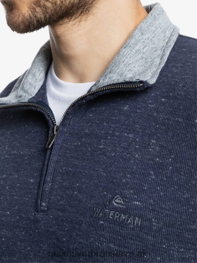 vodácka mikina so zapínaním na zips Quiksilver muži B80HXR1801 námornícke sako vres