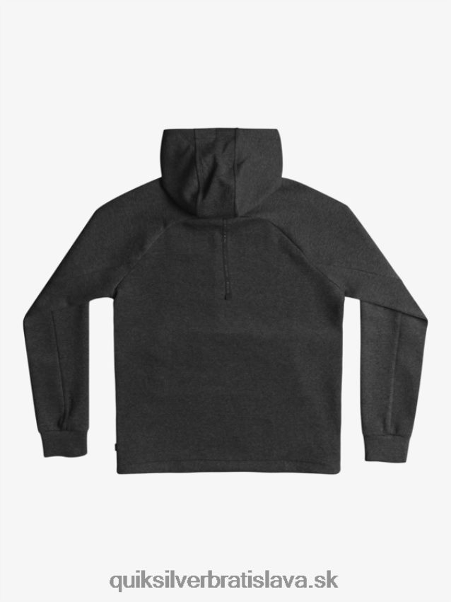 vyzliecť mikinu s kapucňou do polovice zipsu Quiksilver muži B80HXR1370 fantómový vres