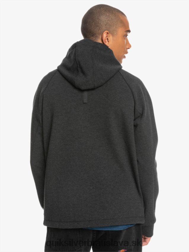 vyzliecť mikinu s kapucňou do polovice zipsu Quiksilver muži B80HXR1370 fantómový vres