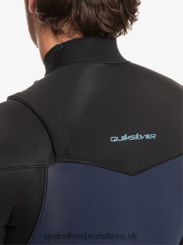 3/2 každodenný neoprénový oblek na zips na hrudi Quiksilver muži B80HXR1278 tmavá námornícka/čierna