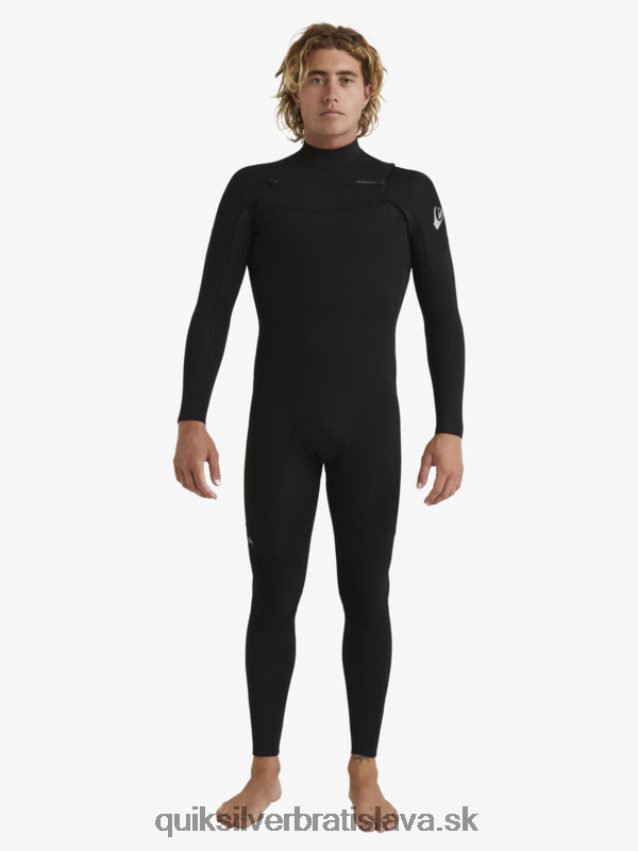 3/2 každodenný neoprénový oblek na zips na hrudi Quiksilver muži B80HXR1280 čierna