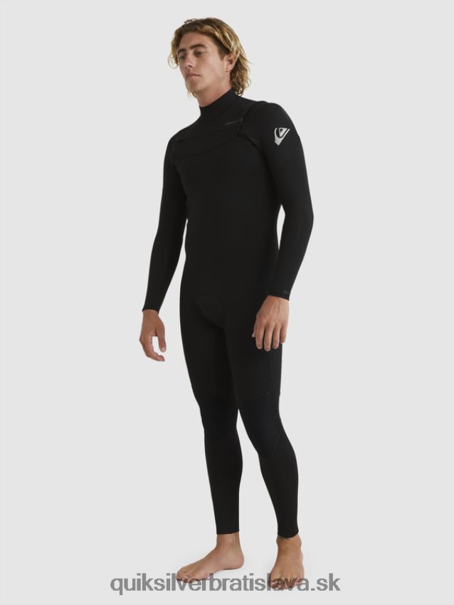 3/2 každodenný neoprénový oblek na zips na hrudi Quiksilver muži B80HXR1280 čierna
