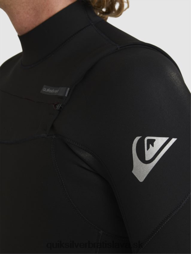 3/2 každodenný neoprénový oblek na zips na hrudi Quiksilver muži B80HXR1280 čierna
