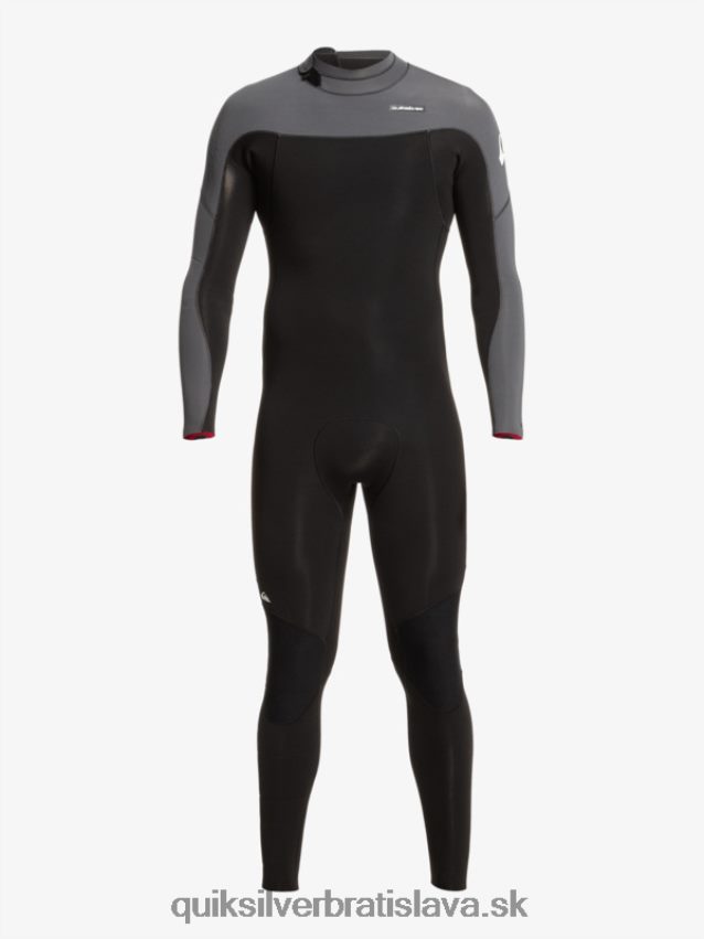 3/2 každodenný neopren so zadným zipsom Quiksilver muži B80HXR926 čierny/delový kov
