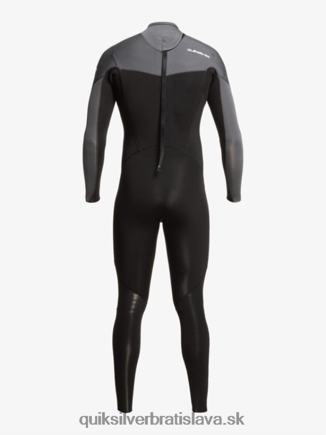 3/2 každodenný neopren so zadným zipsom Quiksilver muži B80HXR926 čierny/delový kov