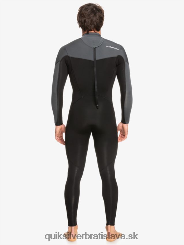 3/2 každodenný neopren so zadným zipsom Quiksilver muži B80HXR926 čierny/delový kov