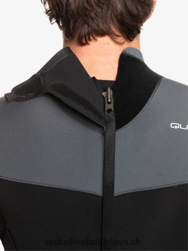 3/2 každodenný neopren so zadným zipsom Quiksilver muži B80HXR926 čierny/delový kov