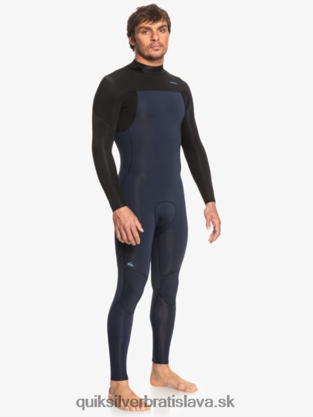 3/2 každodenný neopren so zadným zipsom Quiksilver muži B80HXR927 tmavá námornícka/čierna