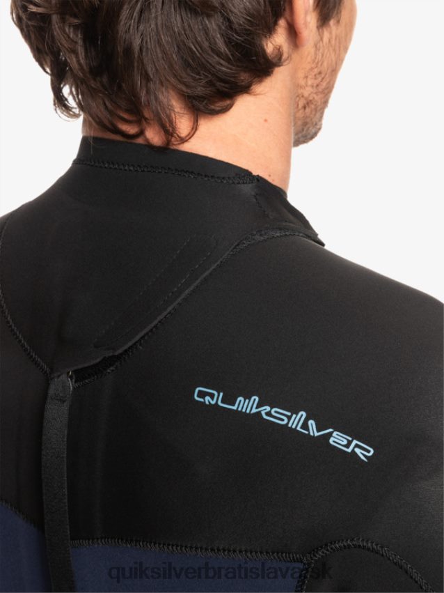 3/2 každodenný neopren so zadným zipsom Quiksilver muži B80HXR927 tmavá námornícka/čierna