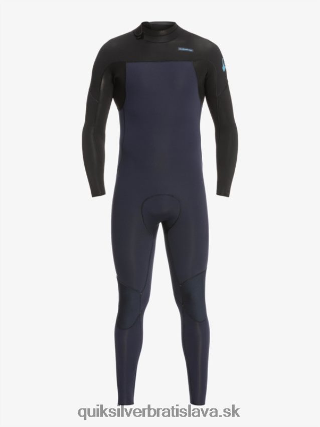 3/2 každodenný neopren so zadným zipsom Quiksilver muži B80HXR927 tmavá námornícka/čierna