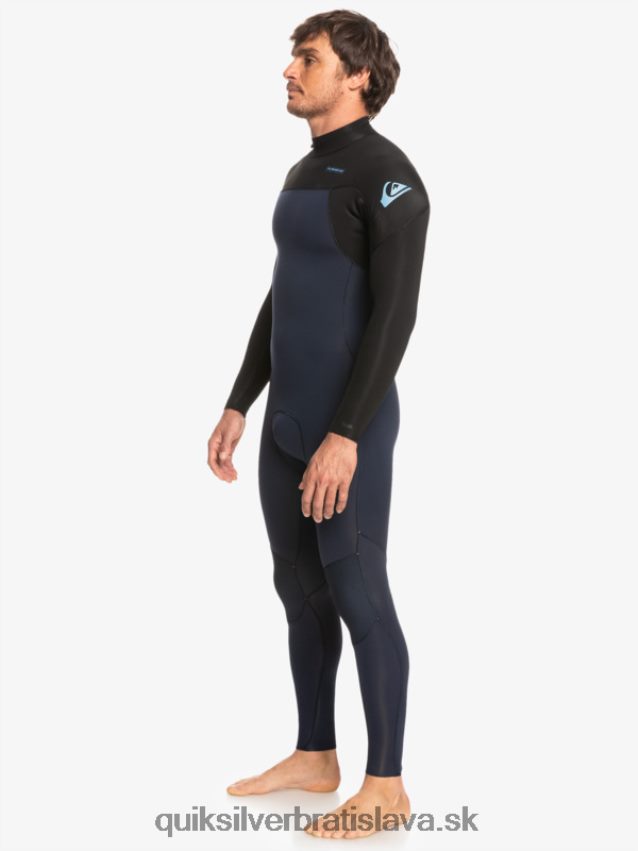 3/2 každodenný neopren so zadným zipsom Quiksilver muži B80HXR927 tmavá námornícka/čierna