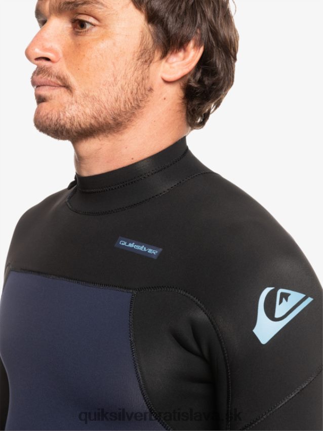 3/2 každodenný neopren so zadným zipsom Quiksilver muži B80HXR927 tmavá námornícka/čierna
