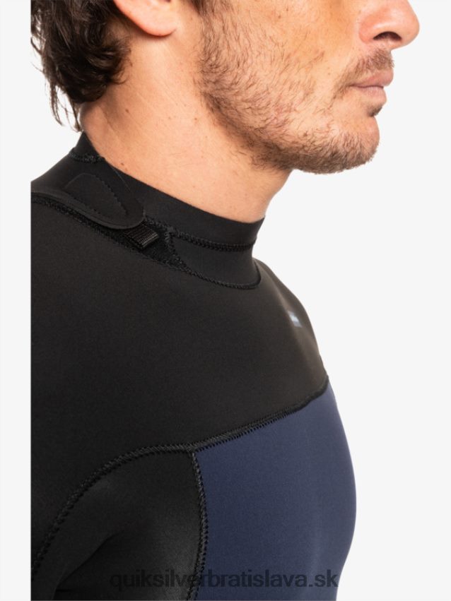 3/2 každodenný neopren so zadným zipsom Quiksilver muži B80HXR927 tmavá námornícka/čierna