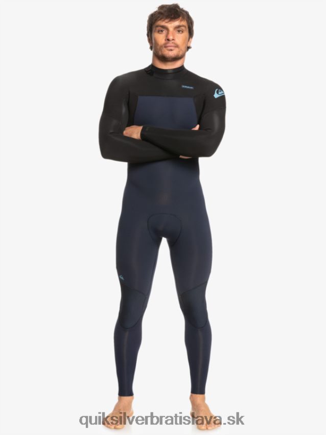 3/2 každodenný neopren so zadným zipsom Quiksilver muži B80HXR927 tmavá námornícka/čierna