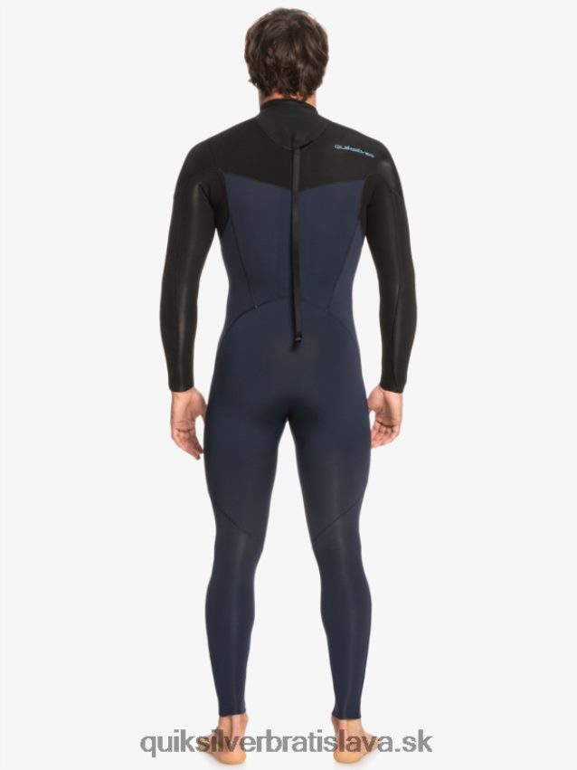 3/2 každodenný neopren so zadným zipsom Quiksilver muži B80HXR927 tmavá námornícka/čierna