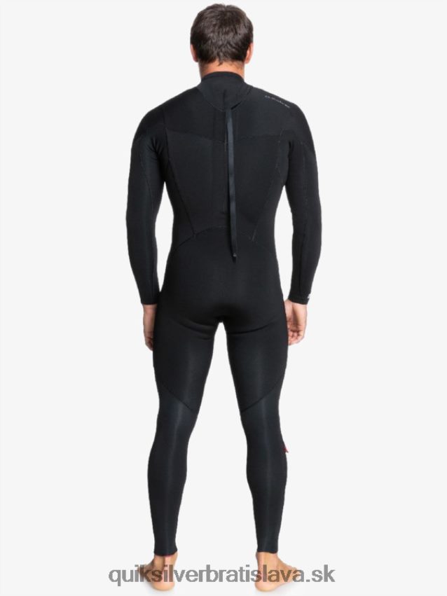 Neoprén so zapínaním na zips na 4/3 každodenného dňa Quiksilver muži B80HXR1174 čierna
