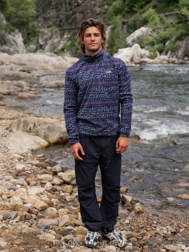 cargo nohavice morského dna Quiksilver muži B80HXR1847 čierna