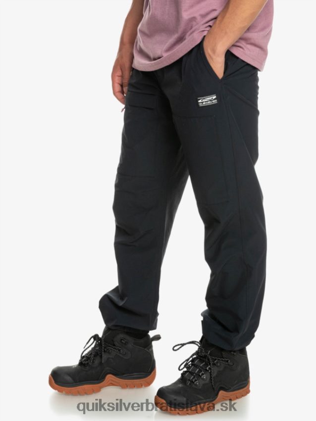 cargo nohavice morského dna Quiksilver muži B80HXR1847 čierna
