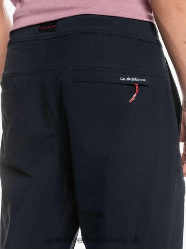 cargo nohavice morského dna Quiksilver muži B80HXR1847 čierna