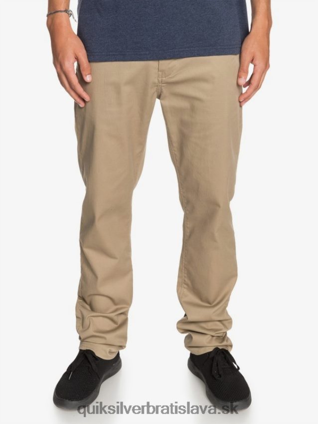 každodenné chino vreckové nohavice Quiksilver muži B80HXR1159 brestový