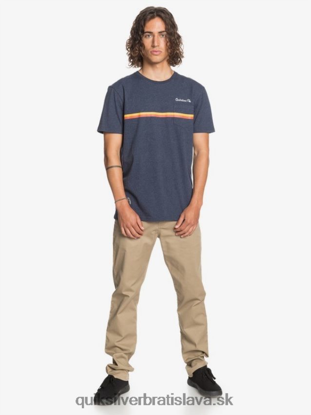 každodenné chino vreckové nohavice Quiksilver muži B80HXR1159 brestový